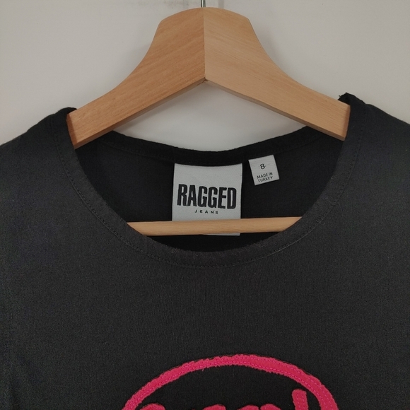 Ragged Cropped Logo Tank - Picture 2 of 4